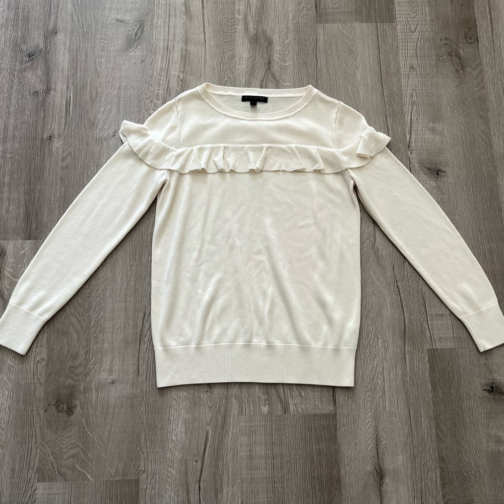 Banana Republic Cream Knit Top